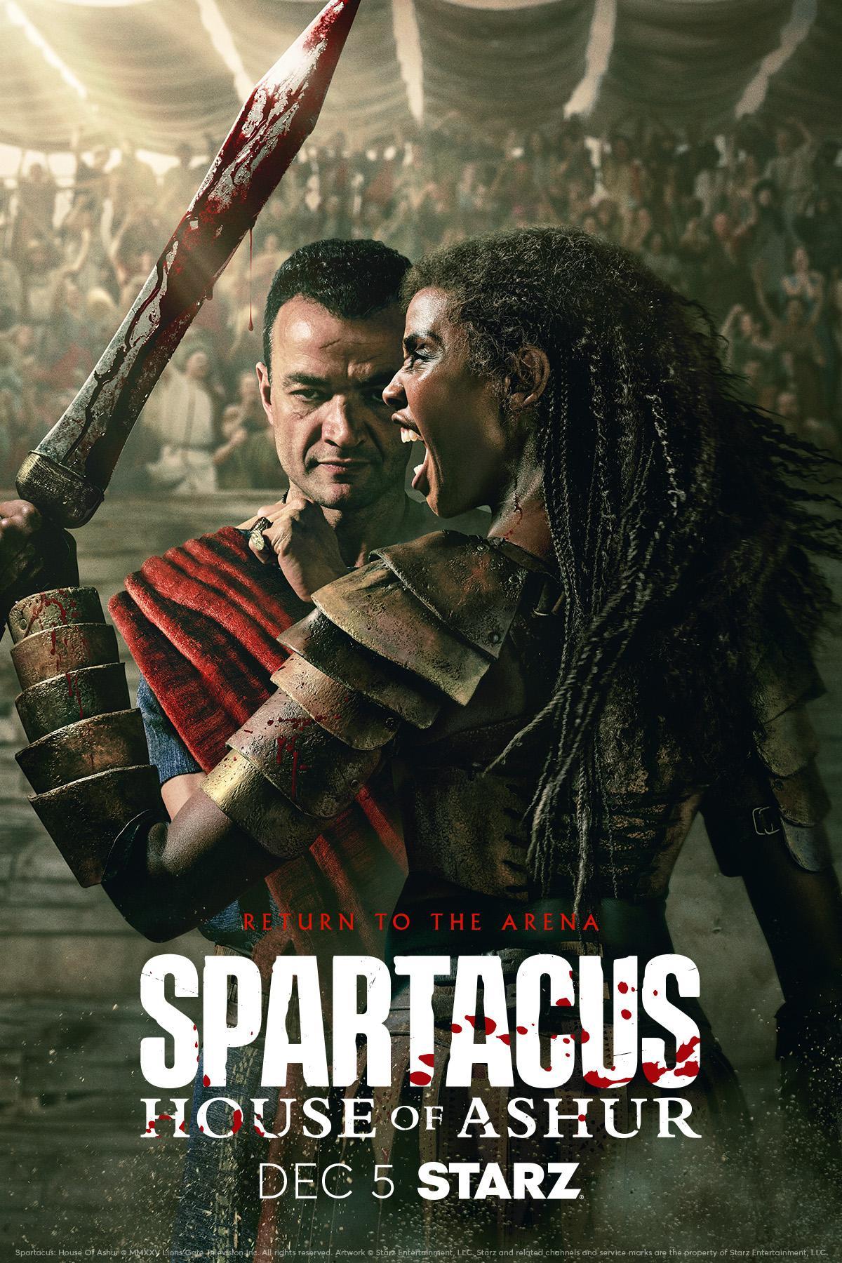 Spartacus: Gods of the Arena S1-S4 poster