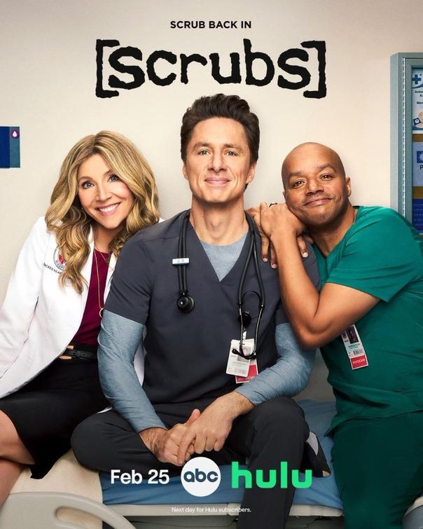 Scrubs S1-S9 poster