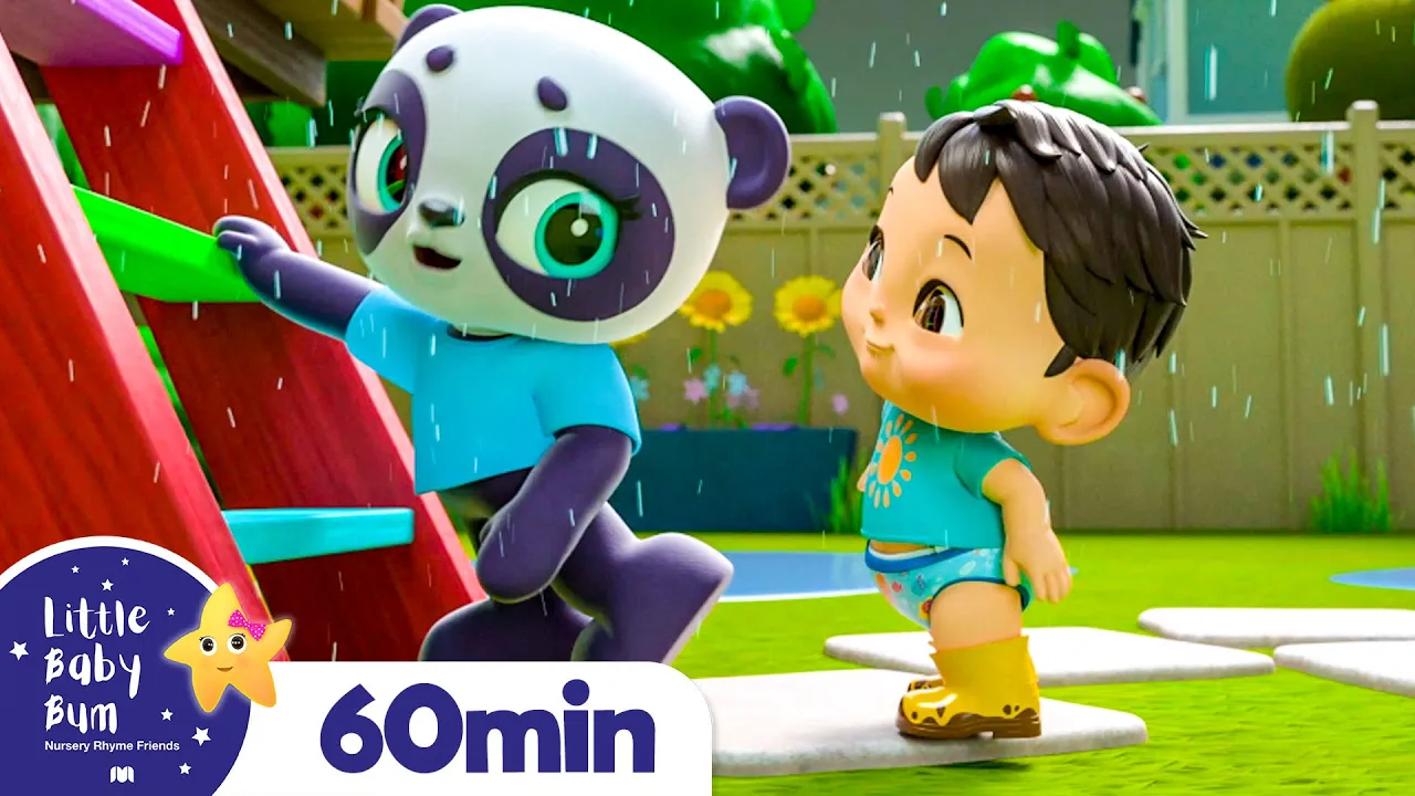 Rain Rain Go Away - Playing in Puddles +More Nursery Rhymes for Kids poster