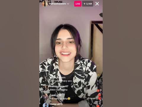 Nehaal naseem insta live (3 march - friday) part:1@NehaalNaseem #singer #instalive #instagram poster