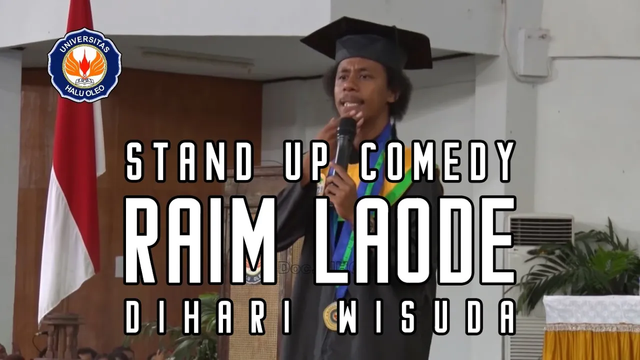 Raim Laode Stand Up Comedy Di Wisuda universitas haluoleo Kendari poster