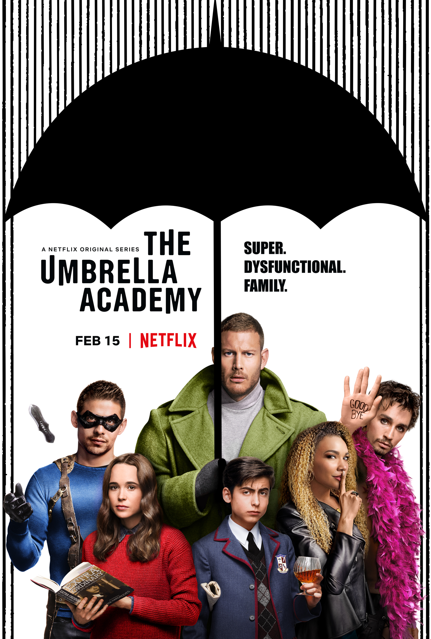 The Umbrella Academy S1-S4 poster