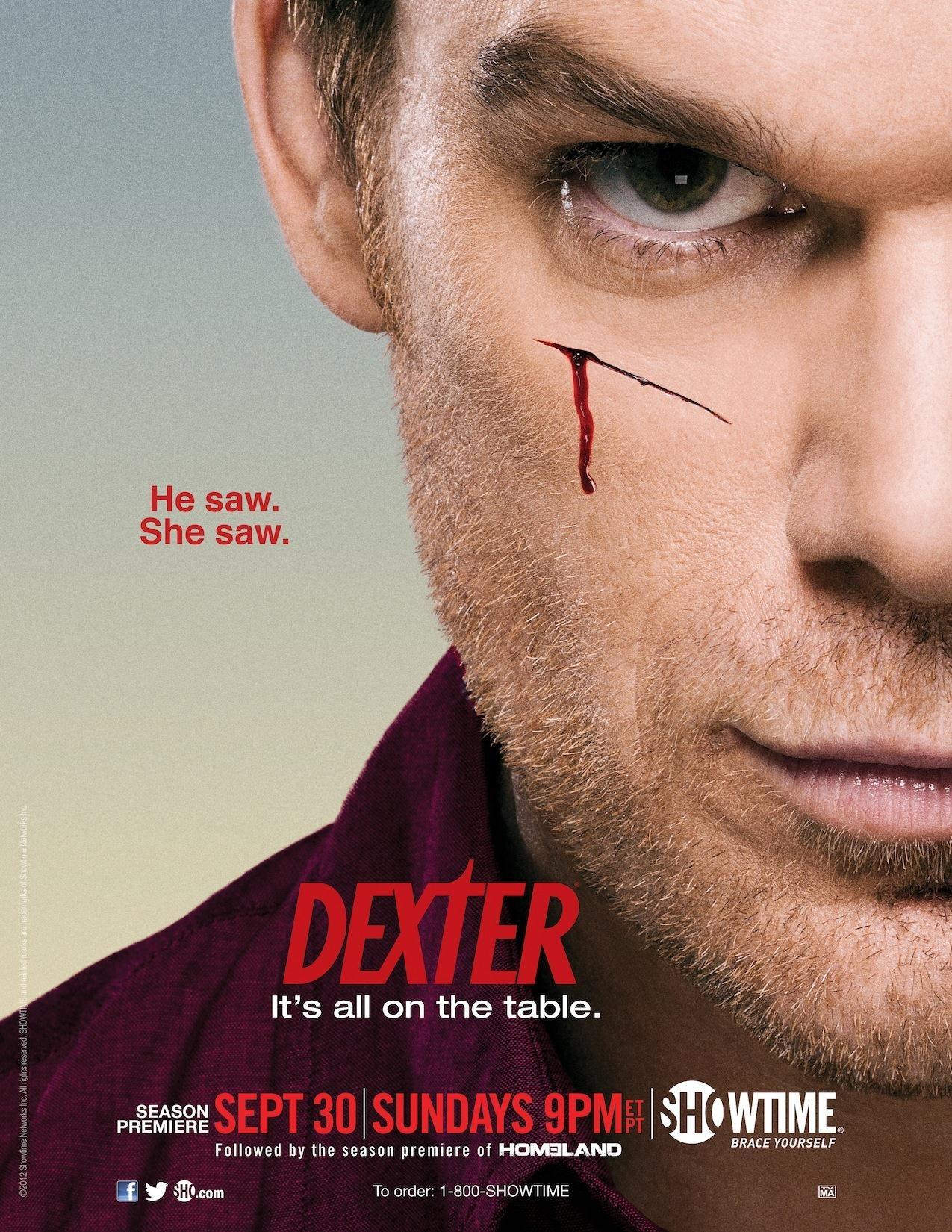 Dexter S1-S8 poster